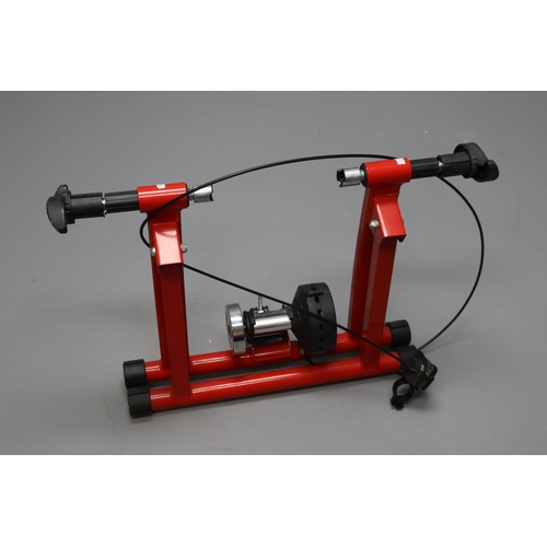 704 - Healthline Elite Fitness Folding Turbo Trainer Approx 26