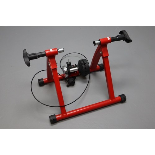 704 - Healthline Elite Fitness Folding Turbo Trainer Approx 26