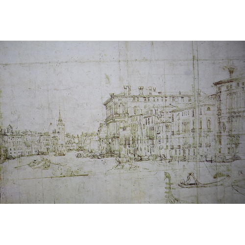 463 - Vintage style sketch of Santa Maria della Salute (18.5