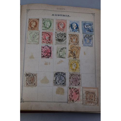 558 - Winkles Postage Stamp Album Containing a selection of Stamps From Great Britain, German Empire, Holl... 