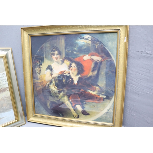 668 - Mixed Lot of Various different Prints to include Four Frederick Morgan Prints in Matching Framed and... 