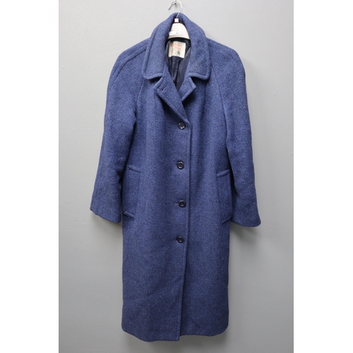 669 - Nice Quality Vintage Boyd Cooper Pure New Wool and Silk Lined Coat by The Royal British legion Wales... 