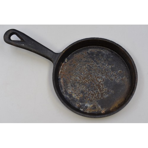 420 - Collection of Six Vintage Cast iron Skillet Pans