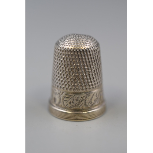 7 - Hallmarked London Silver Thimble