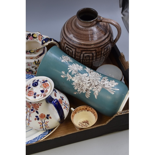 929 - Mixed Selection including Masons Mandalay, Crown Devon, Wedgwood Jasperware, and More