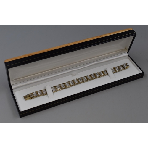 16 - Silver 925 Multi Stone Bracelet Complete with Presentation Box