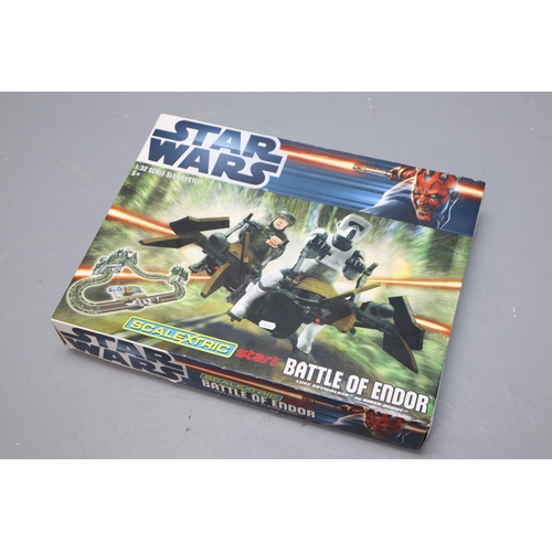 940 - A Star Wars Scalextric Set 'Battle of Endor', Appears Complete