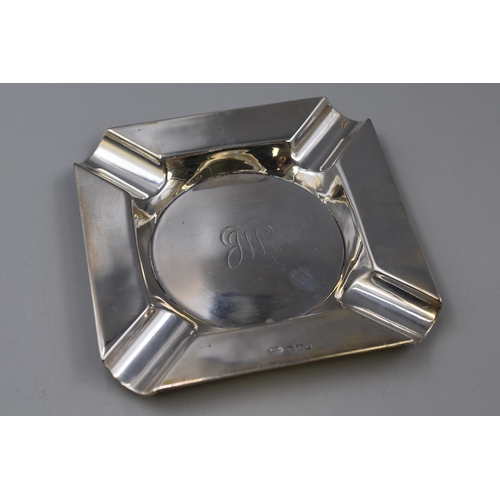 31 - Hallmarked Silver Ashtray