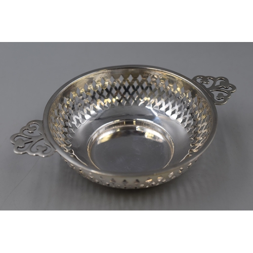 37 - Hallmarked Silver Bon Bon Dish