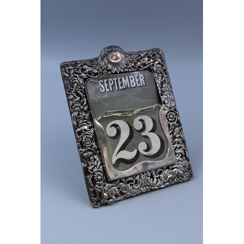 45 - Edward Silver perpetual Calendar (7