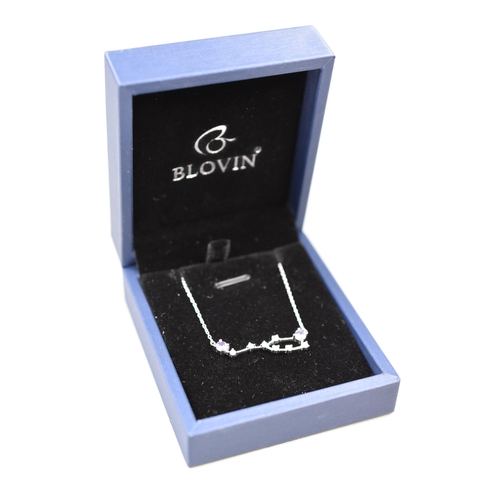 48 - Blovin Sterling Silver Zodiac Constellation Pendant Necklace Complete with Presentation Box