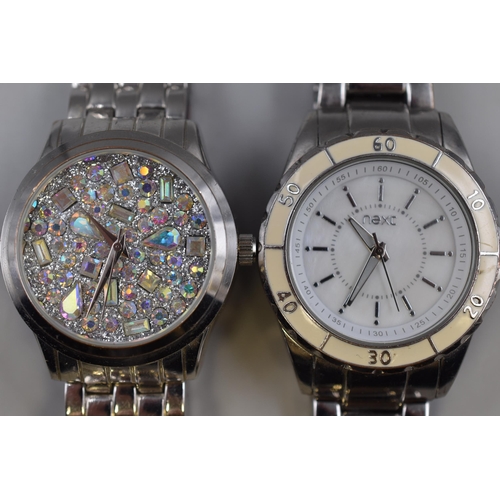 115 - Two Nice Quality Fashion Watches to include Next both with new batteries fitted and both working