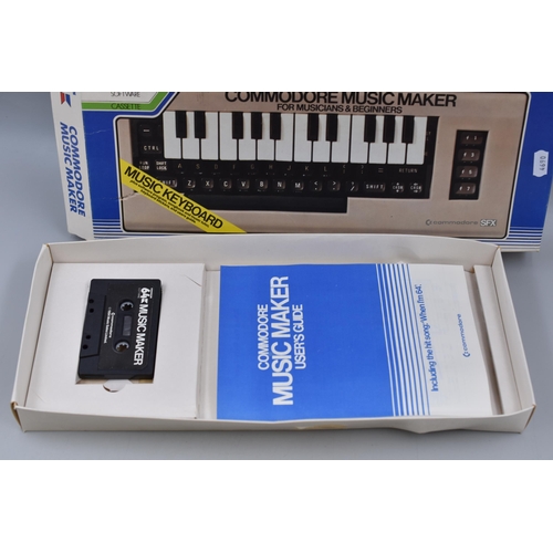 510 - Two Vintage Retro Commodore Consoles to include a Boxed Music player (*seems to be complete) and a C... 