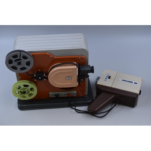 534 - A Boxed Retro Horpiet-A 8mm Movie Projector (Lights Up When Tested But Otherwise Untested), With Zet... 