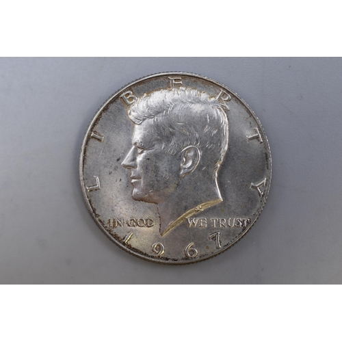 166 - USA Kennedy 1967 Silver Half Dollar