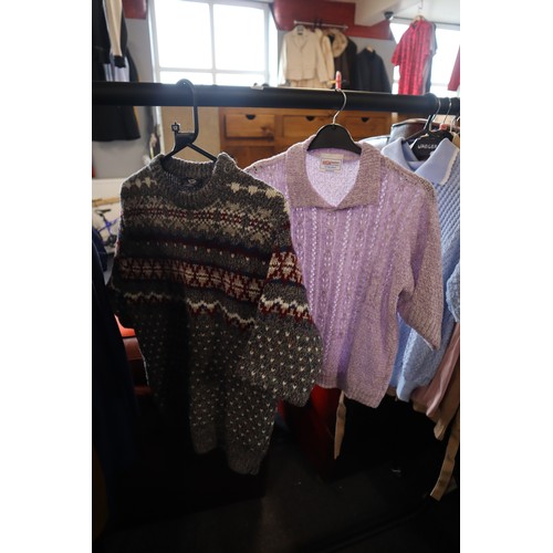 550 - Rail of Mixed Quality Clothing to include Cardigans and Jumpers mainly Brand New items to include Vi... 