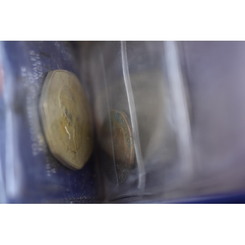 171 - Collectors Coin Box Containing a selection of Mixed British and Foreign Coinage