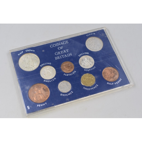 173 - Coinage of Great Britain Coin Set including Silver