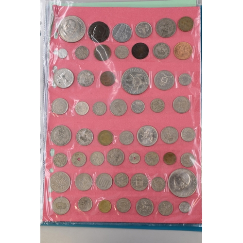 175 - Folder Containing Approx 20 British and Foreign Coins