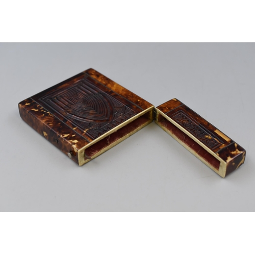 178 - Antique Tortoise Shell Card Case (4