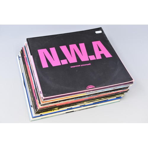 489 - Collection of Pre-Owned Lp Records to include N.W.A, Sam Ellis, Bizarre Inc and more