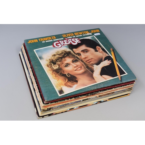 494 - Collection of Pre-Owned Lp Records to include Grease, Whitney Houston, Elkie Brooks, Buddy Holly and... 