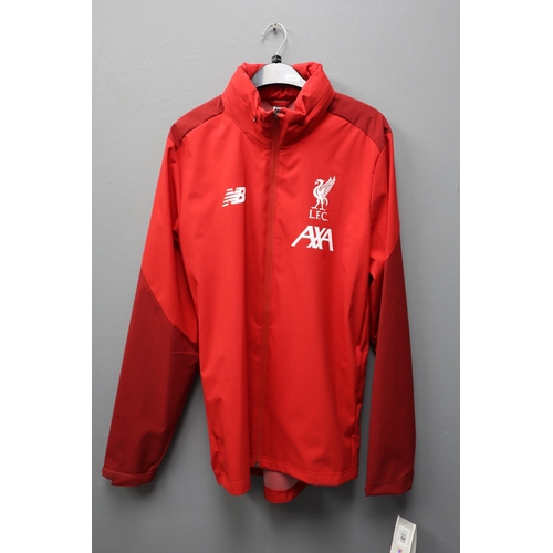 569 - Brand New with Tag Official New Balance Liverpool Football Club Training Jacket in size S Uk