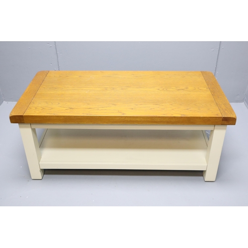 585 - Modern Solid Wooden Coffee Table Approx 43