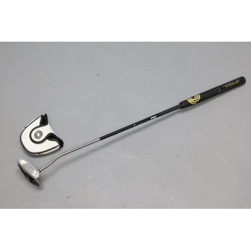 669 - An Odyssey Stroke Lab Marxman Golf Putter, With Cover