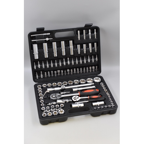 673 - A Complete Approx 100 Piece Cased Socket Set