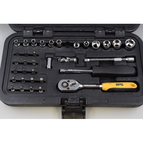 676 - A Bosch Bit Set (Incomplete), With TorQ Socket Set (Incomplete)