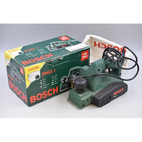 691 - A Bosch 500w Electric Planer (PHO 1), Powers On When Tested