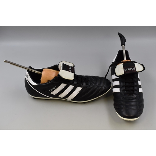 712 - Adidas Kaiser 5 football boots with Shoe trees