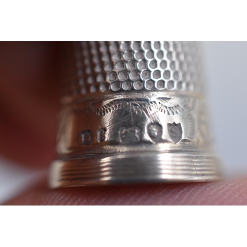 7 - Hallmarked London Silver Thimble