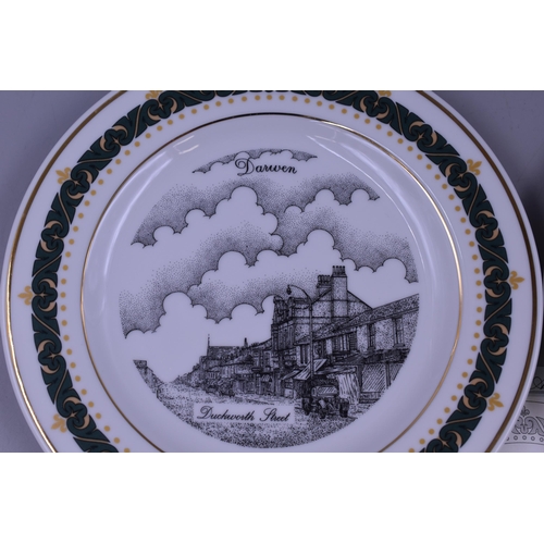 364 - Four limited edition Darwen plates by The Canterbury Collection position 116/200 in the collection w... 