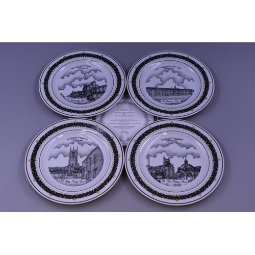 364 - Four limited edition Darwen plates by The Canterbury Collection position 116/200 in the collection w... 