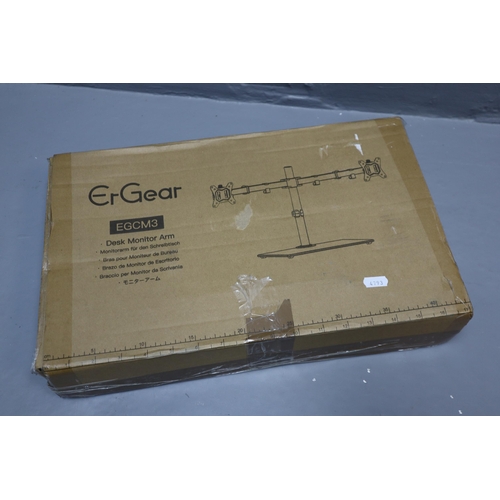 930 - ErGear Desk Monitor Arm in Box (Unchecked)