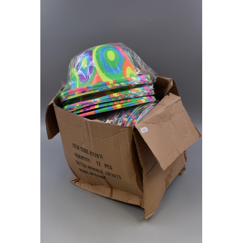 944 - LARGE Collection of Brand New Plastic Multi-Coloured Party Hats