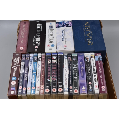 948 - six box set DVD's, The Barbara Taylor Bradford collection, The Lord Perter wimsey, Tinky Tailor sold... 