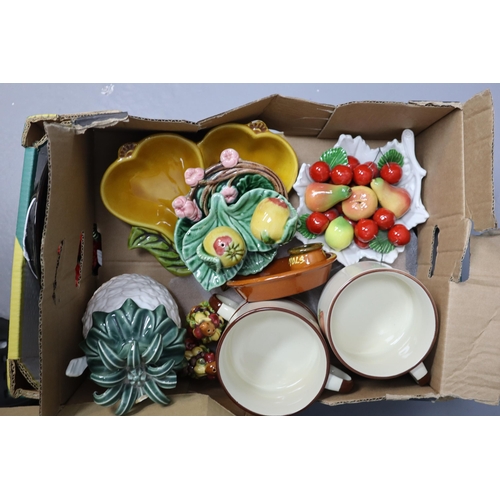 985 - A Large Selection of Fruit and Vegetable Themed Ceramics To Include Carlton Ware, Strawberry Decorat... 