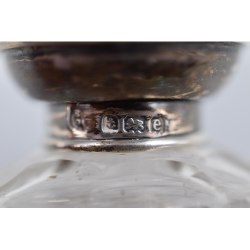 29 - Hallmarked Silver Lidded Scent Bottle