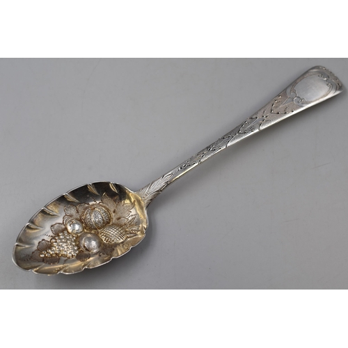 44 - Silver 925 Serving Spoon London 1820