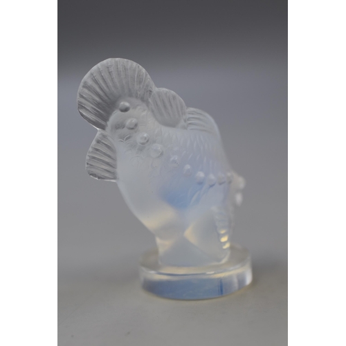 54 - Sabino French opalescent glass fish figurine (2 1/8