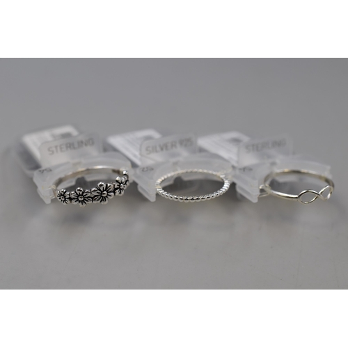 78 - Selection of Three Silver 925 Rings