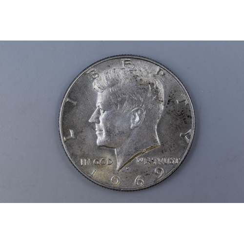 151 - USA Kennedy 1969 Silver Half Dollar