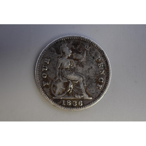 152 - William IV 1836 Silver Groat