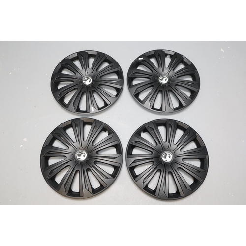 732 - Set of 4 Vauxhall Astra J Wheel Trims Covers 17