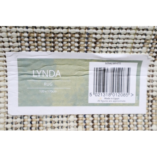 755 - LYNDA Beige Rug Approx 120cm x 170cm