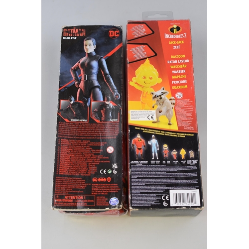 224 - Two Boxed Action Figures To Include The Batman Selina Kyle, And The Incredibles 2 Jack-Jack