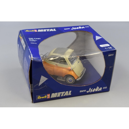 212 - Collectable Boxed Revell Metal Die-Cast BMW Jsetta 250 Model Number 08912 Car